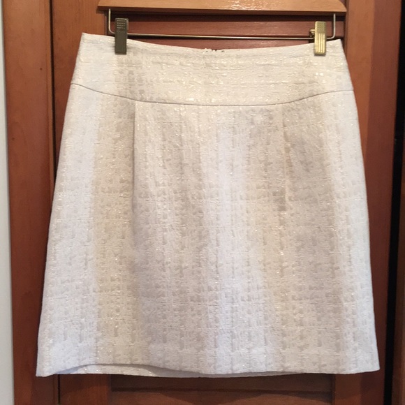 Merona gold and cream skirt - Picture 2 of 5